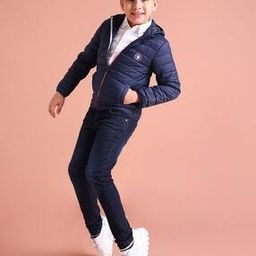 Boys Quilted Zip-Front Hooded Jacket-image-91
