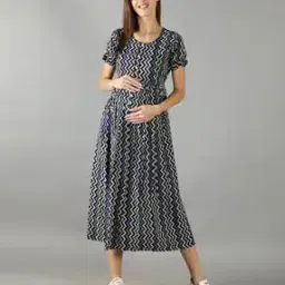nightspree Chevrons Fit and Flare Dress-picture-2