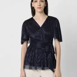 Women Regular Fit V-Neck Top-image-62