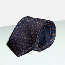 Men Paisley Woven Tie-image-40