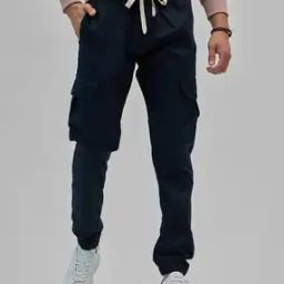 Men Mid Rise Joggers-image-35