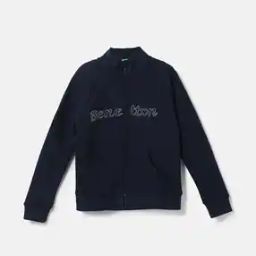 Typographic Embellished Zip-Front Sweatshirt-image-80