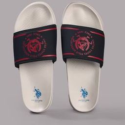 Men Logo Print Slides-13