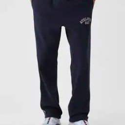 Men Logo Print Straight Track Pants-image-60