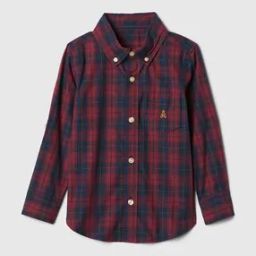 Boys Checked Relaxed Fit Cotton Shirt with Patch Pocket-image-23