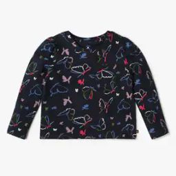 Cotton Printed Jersey Knit Long Sleeves Top-image-79