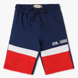 Boys Colourblock Relaxed Fit Shorts-image-10