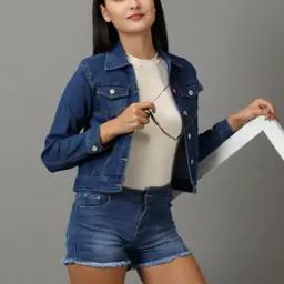 Women Regular Fit Denim Jacket-picture-15