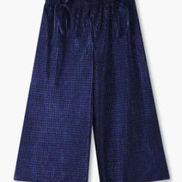 Girls Checked Culottes with Elasticated Waist-picture-33