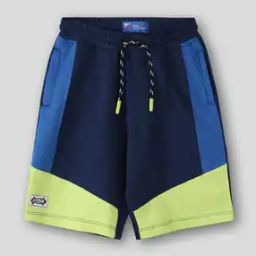 Boys Colourblock Regular Fit Shorts-image-72