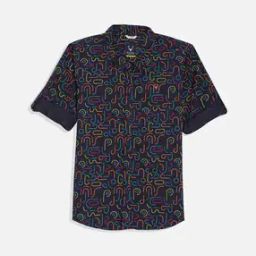 Boys Regular Fit Shirt with Spread Collar-image-74