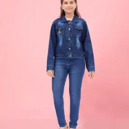 Full-Length Sleeves Jacket with Button-Closure-image-22