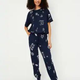 Women Cotton Top & Pyjamas Set-image-63
