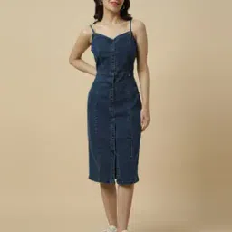 allen solly Women Sleeveless A-Line Dress-picture-30