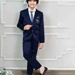 pixie n prince Boys Satin Suit Set-picture-0