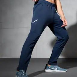 Men Colour-Block Track Pants-image-63
