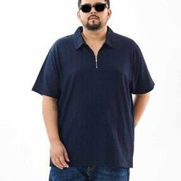 Men Plus Size Lounge Polo T-Shirt-picture-17