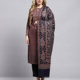 Women Self Design Shawl-31