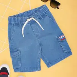 Boy Regular Fit Flat-Front Shorts-image-92