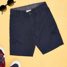 Boy Regular Fit Flat-Front Shorts-image-3