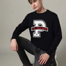 Men Brand Print Slim Fit Sweatshirt-image-78