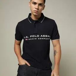 u.s. polo assn. Men Brand Print Slim Fit Polo T-Shirt-picture-41