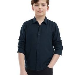 rare ones Boys Spread Collar Relaxed Fit Shirt-picture-17