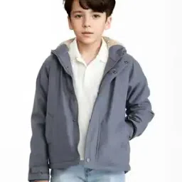 Boys Zip Front Hooded Jacket-image-61