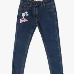 Girls Light-Wash Regular Fit Jeans-image-22