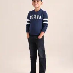 Boys Logo Print Regular Fit Sweatshirt-picture-14