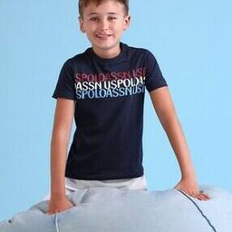 u.s. polo assn. Boys Logo Print Crew-Neck T-Shirt-picture-20