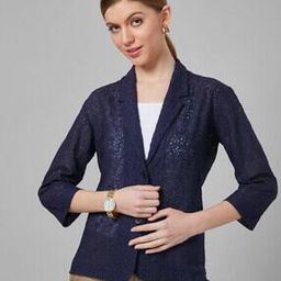Floral Lace Tailored Jacket-17