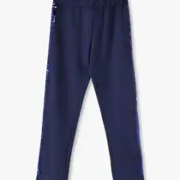 Girls Embellished Relaxed Fit Track Pants-image-14