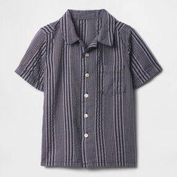 Infants Striped Seersucker Relaxed Fit Shirt-51