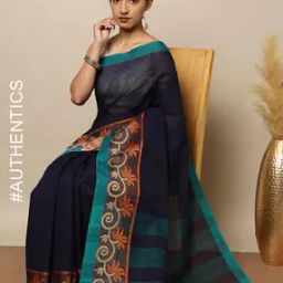 Traditional South Cotton Saree-image-23