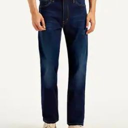 Men 513 Lightly Washed Slim Straight Fit Jeans-image-22