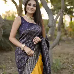Women Printed Saree with Blouse Piece-image-48