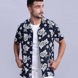 tommy hilfiger Men All-Over Floral Print Regular Fit Cotton Shirt-picture-4