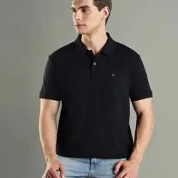 Men Liquid Essential Regular Fit Cotton Polo T-Shirt-image-56