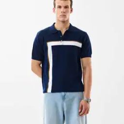 Men Polo T-Shirt with Short Sleeves-27