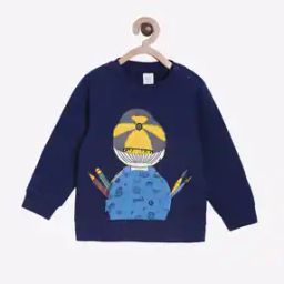 Round-Neck Sweatshirt with Applique-picture-33