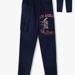 Boys Typographic Print Convertible Straight Fit Cargo Pants-image-36