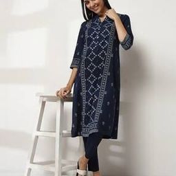 rangriti Women Printed Straight Kurta with Insert Pockets-picture-31