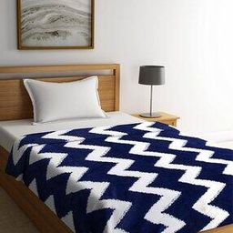 Chevron Print Single Blanket-14