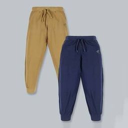Boys Pack of 2 Solid Track Pants-image-2
