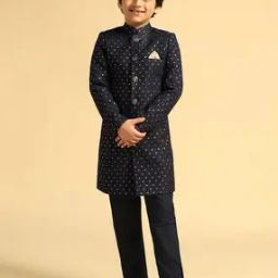 Boys Self-design Sherwani Set-1