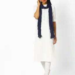 Crushed Dupatta with Beaded Tassels-picture-17