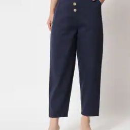 Solid High-Rise Pant-image-33