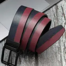 Men Wide Leather Belt -image-10