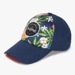 Girls Floral Print Baseball Cap-picture-47